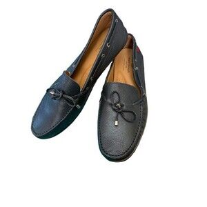 New Marc Joseph New York Riverview  Navy Leather Loafers Size 12